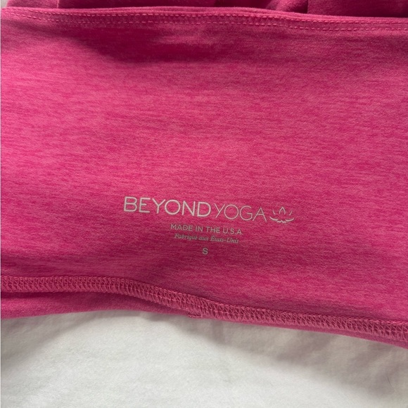 Beyond Yoga Pink High-Waisted Bike Shorts - Picture 4 of 4